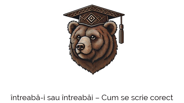 întreabă-i sau întreabăi – Cum se scrie corect