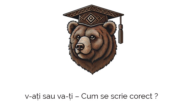 v-ați sau va-ți – Cum se scrie corect ?